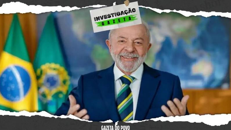 Lula foi moldando seu discurso sobre segurança pública ao longo de 2025, após pesquisas mostrarem temor e o anseio da população com ações práticas na área. (Foto: Infografia/Gazeta do Povo a partir de imagem de Ricardo Stuckert/Presidência da República)