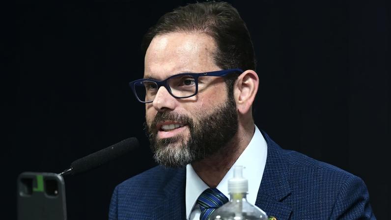 O senador Jorge Seif foi um dos que assinou o pedido de prisão de domiciliar para Bolsonaro. (Foto: Geraldo Magela / Senado)