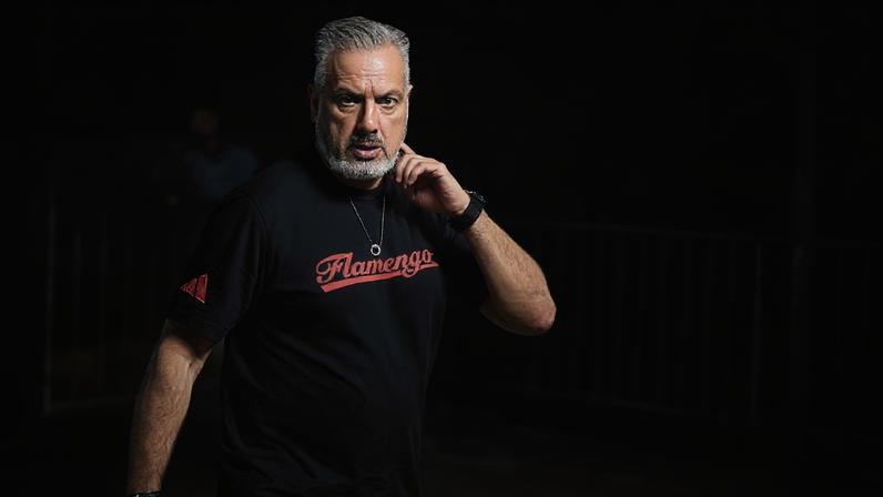José Boto chega à Arena Castelão para acompanhar jogo do Flamengo (Foto: Caio Rocha / IShoot)