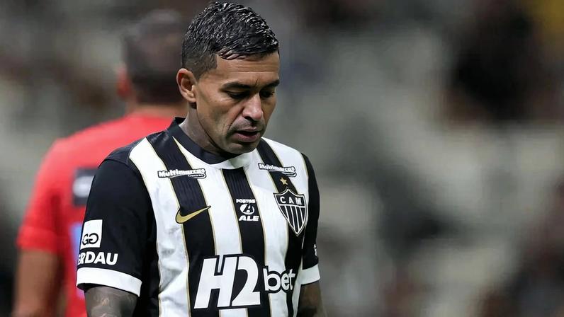 Junior Alonso, do Atlético-MG, em partida contra o Palmeiras no Brasileirão (Foto: Gilson Lobo/AGIF/GazetaPress)