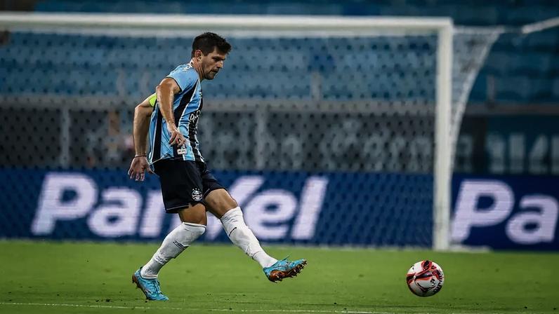 Kannemann em Grêmio 0x1 São José-RS, pelo Campeonato Gaúcho 2026. Foto: Lucas Uebel/Grêmio FBPA
