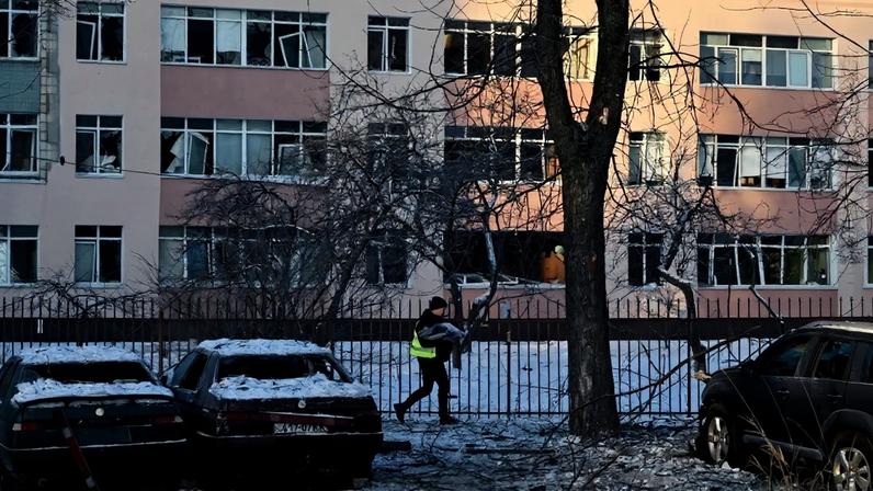 Registro em Kiev em 20 de janeiro de 2026, após um grande ataque russo. Foto: Genya Savilov/AFP