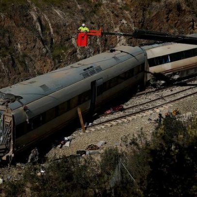 Fratura na via pode ter ocorrido antes do acidente de trem no sul da Espanha