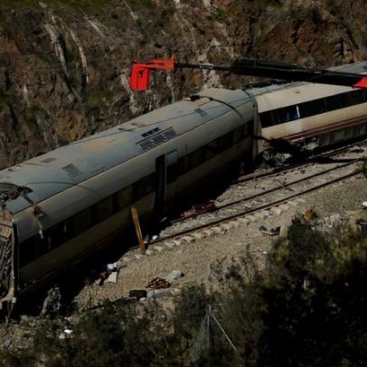 Menina de seis, única sobrevivente da família em acidente de trem na Espanha