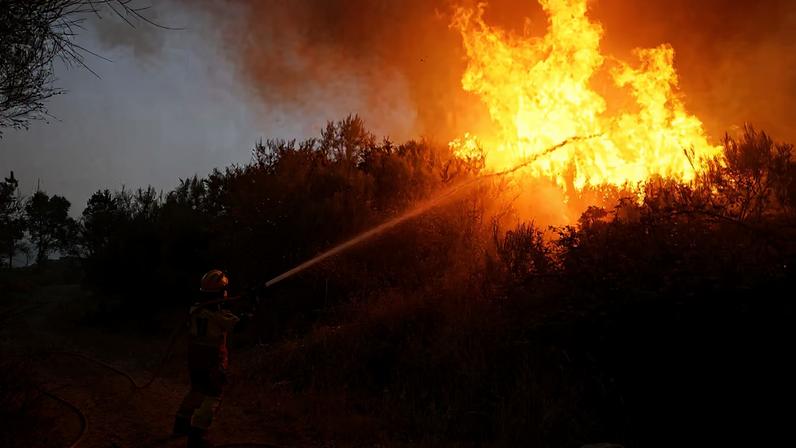Wildfire in Vilar de Condes