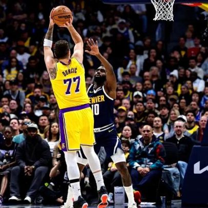 Doncic faz triplo-duplo e Lakers viram sobre Nuggets