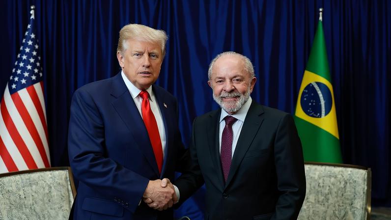 Lula e Trump conversaram por telefone por cerca de 50 minutos. (Foto: Ricardo Stuckert/PR)