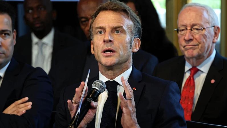 O presidente da França, Emmanuel Macron, em Nova York, em 23 de setembro de 2025. Foto: Ludovic Marin/AFP