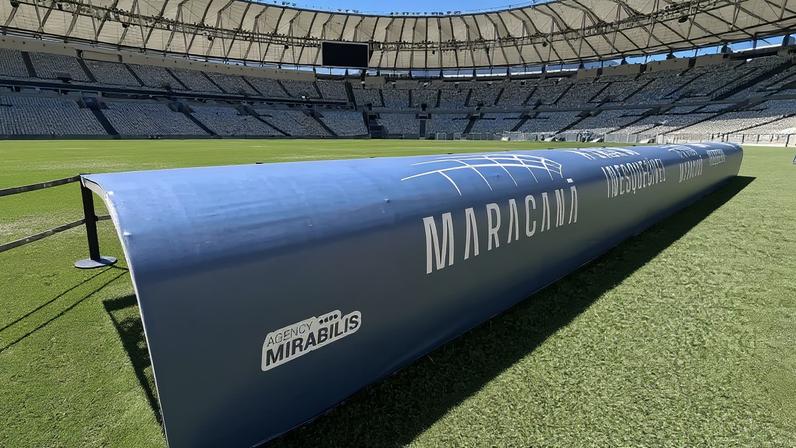 Maracanã muda estrutura de banco de reservas (Foto: Divulgação)