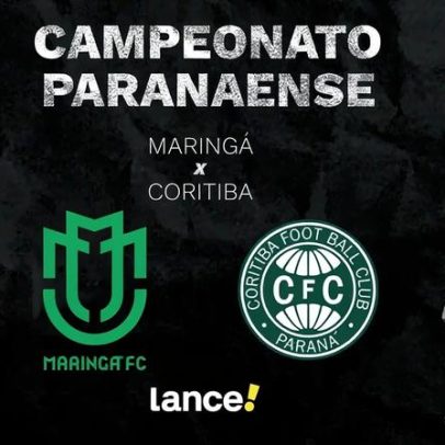 Maringá x Coritiba: onde assistir, horário e escalações do Paranaense
