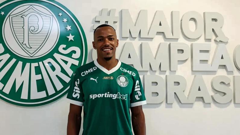 Marlon Freitas é anunciado pelo Palmeiras (Foto: Werner Flister/Palmeiras/by Canon)