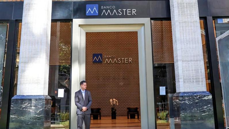 Fachada do Banco Master em São Paulo. Foto: Rovena Rosa/Agência Brasil