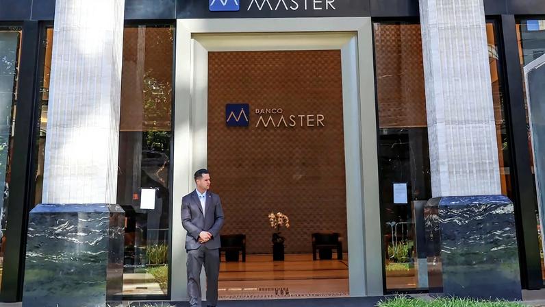 Fachada do Banco Master em São Paulo. Foto: Rovena Rosa/Agência Brasil