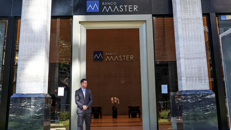 Fachada do Banco Master em São Paulo. Foto: Rovena Rosa/Agência Brasil