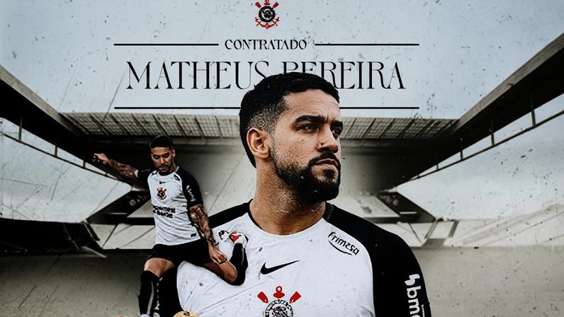 Corinthians anuncia retorno do meio-campista Matheus Pereira