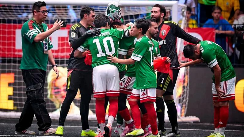 México goleou a Indonésia na Kings World Cup (Foto: Reprodução X/@_KingsWorld)