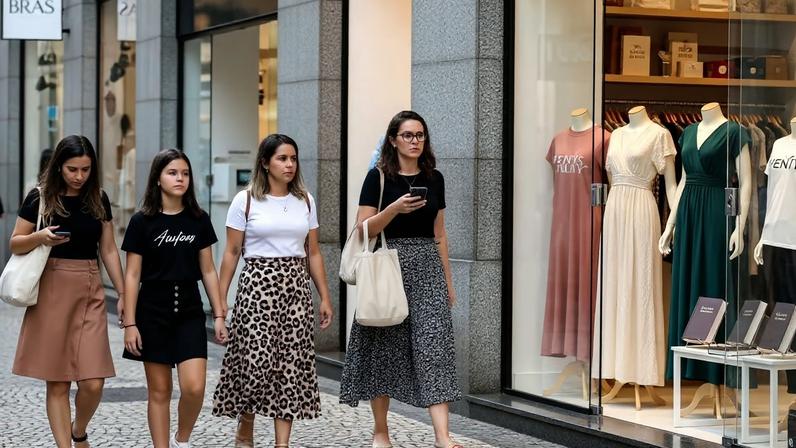 Evangélicos em evento de moda evangélica