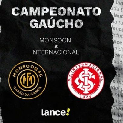Monsoon x Internacional: onde assistir ao vivo e escalações do Gaúcho 2026