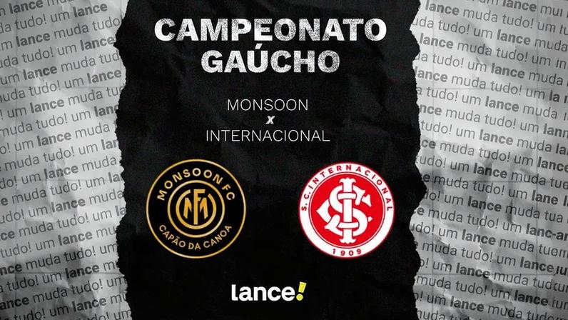 Monsoon e Inter jogam pelo Gauchão. Foto: Arte/Lance!
