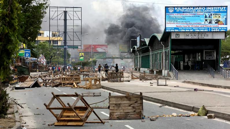 New protests in Tanzania's main city after chaotic election