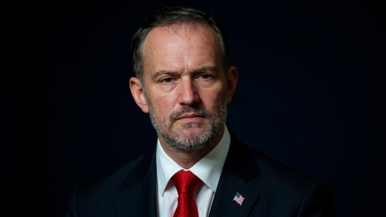 U.S. Trade Representative Jamieson Greer on the day he attends a working lunch with EU ministers responsible for trade, in Brussels, Belgium, November 24, 2025. REUTERS/Piroschka van de Wouw
