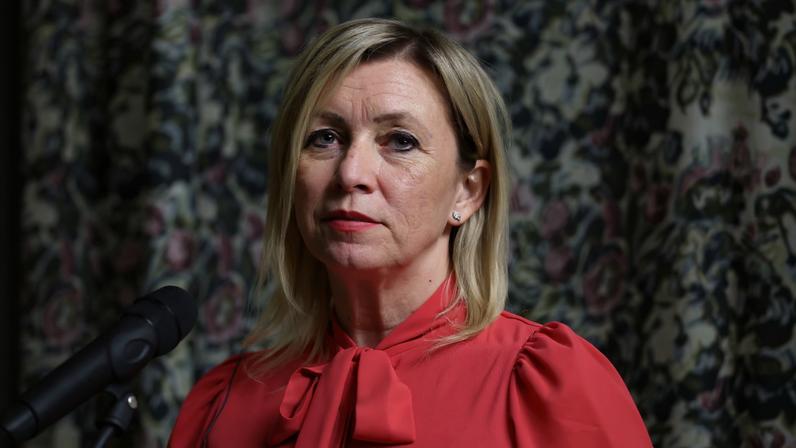 Spokeswoman of the Russian Foreign Ministry Maria Zakharova attends a press conference following talks between Foreign Minister Sergei Lavrov and Iranian Foreign Minister Abbas Araqchi in Moscow, Russia, December 17, 2025. REUTERS/Ramil Sitdikov/Pool/File Photo