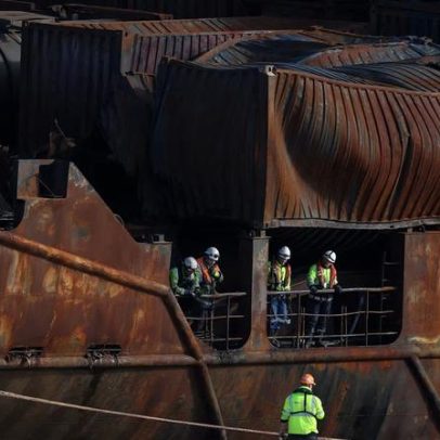 Capitão russo não fez nada para evitar colisão com navio-tanque americano, dizem promotores