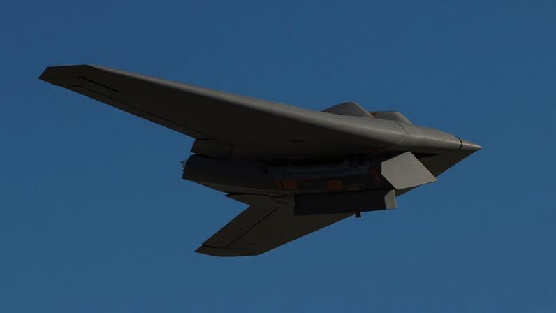 O drone RQ‑170 Sentinel em teste de voo