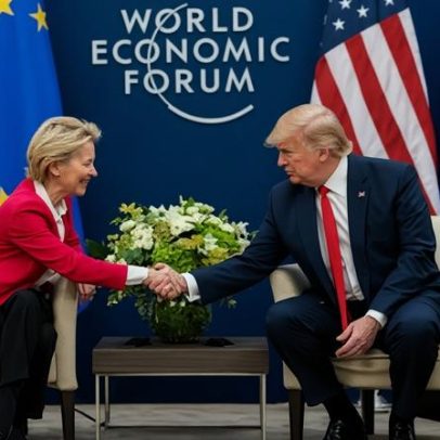 Von der Leyen e Trump devem se encontrar em Davos sobre Ucrânia