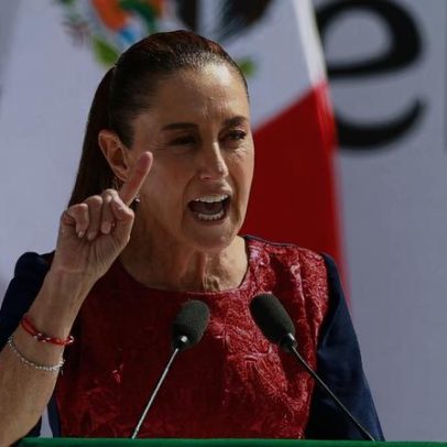 Sheinbaum pede coordenação com EUA após ameaça de Trump a cartéis