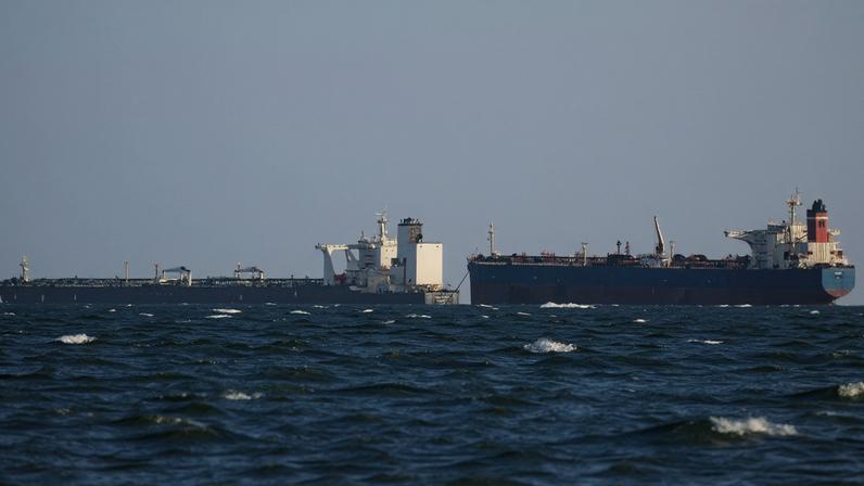 Oil tankers Galileo, previously known as the Veronica, and M Sophia, which were seized by the United States, are anchored off the coast of Ponce, Puerto Rico, January 21, 2026. REUTERS/Ricardo Arduengo