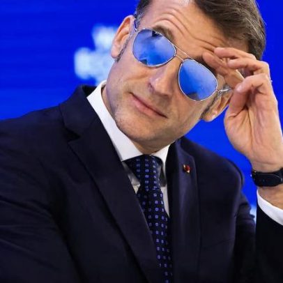 Óculos de Macron em Davos impulsionam pequena fabricante italiana