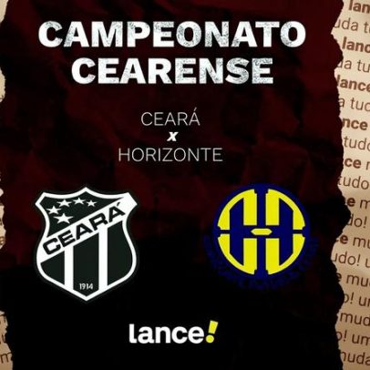 Ceará x Horizonte: onde assistir ao vivo e as escalações pelo Cearense