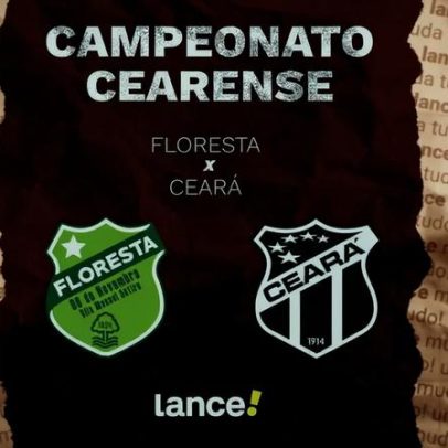 Floresta x Ceará: onde assistir ao vivo e escalações no Cearense