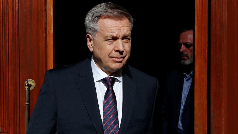 Igor Kostyukov exits the consulate general of the Russian Federation, in Istanbul