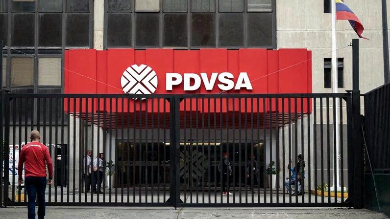 A sede da PDVSA, em Caracas. Foto: Miguel Zambrano/AFP