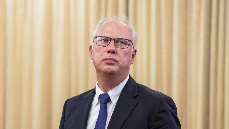Kirill Dmitriev, Special Presidential Envoy on Foreign Investment and Economic Cooperation of Russia, looks on at Diaoyutai State Guesthouse in Beijing, China, September 2, 2025. REUTERS/Maxim Shemetov/Pool