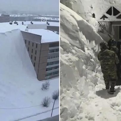 Nevasca extrema na Rússia cobre prédios inteiros e deixa mortos