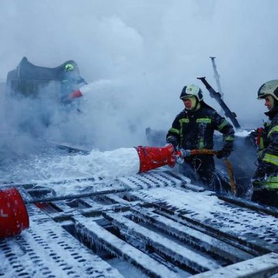 Quase 6 mil edifícios em Kyiv sem aquecimento após ataque russo