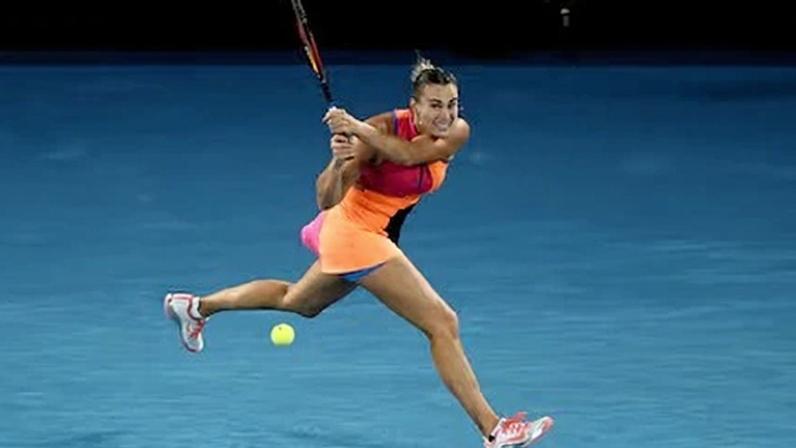 Sabalenka, en el Open de Australia.
