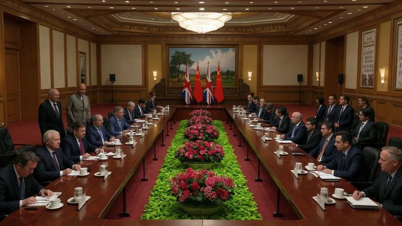 Britain's PM Keir Starmer visits China