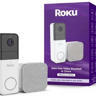 Campainha de vídeo sem fio Roku com campainha volta ao preço de Black Friday