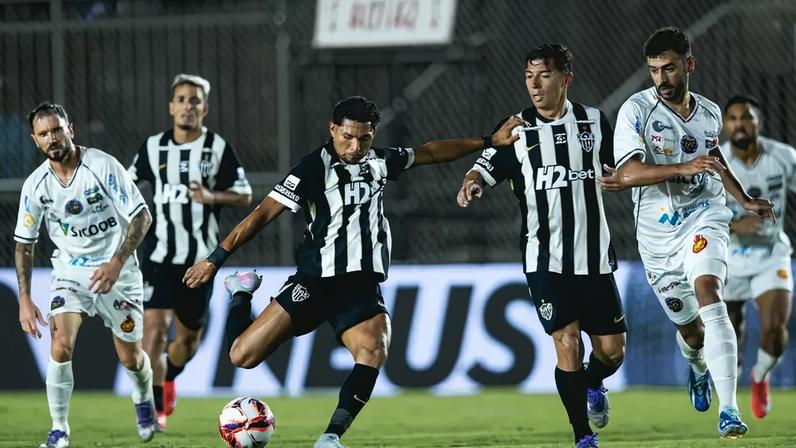 Rony autor do gol do Atlético (Foto: Pedro Souza / Atlético)