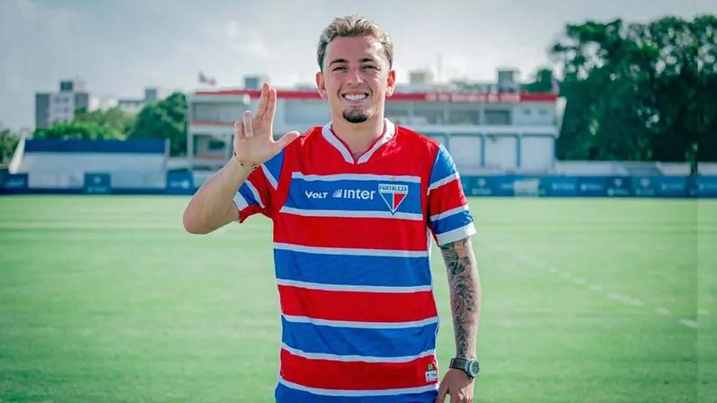 Ryan é o novo meio-campista do Fortaleza (Foto: Mateus Lotif/Fortaleza EC)