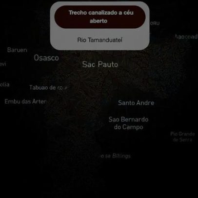 Chuva revela rios invisíveis em SP; veja seu bairro no mapa