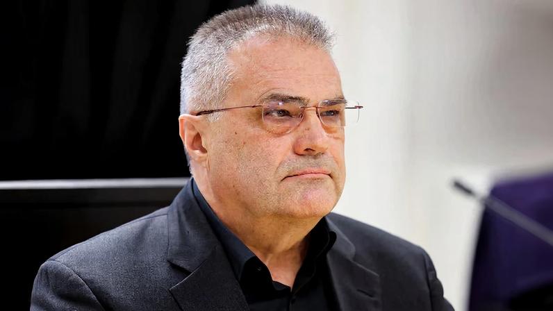 Former Austrian domestic intelligence official Egisto Ott on trial for corruption and spying for Russia, in Vienna