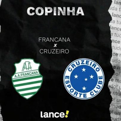 Francana x Cruzeiro: como assistir ao vivo pela Copinha