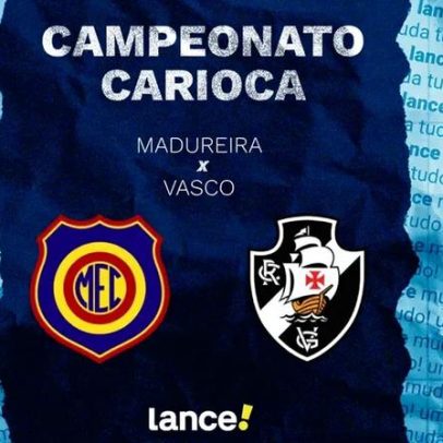 Madureira x Vasco: onde assistir, horário e prováveis escalações