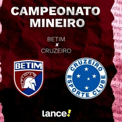Betim x Cruzeiro: horário, onde assistir e escalações do Campeonato Mineiro