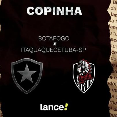 Botafogo x Itaquaquecetuba: onde assistir ao vivo pela Copinha